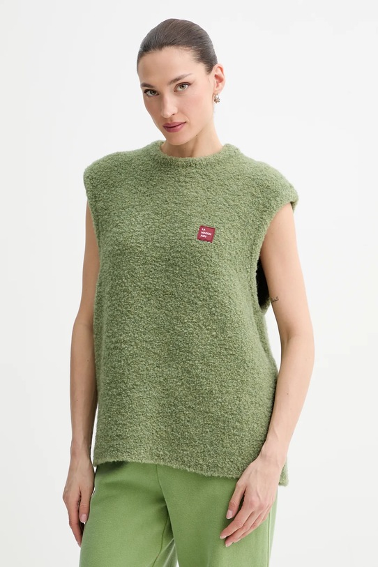 

Жилет из шерстяной смеси American Vintage, зеленый