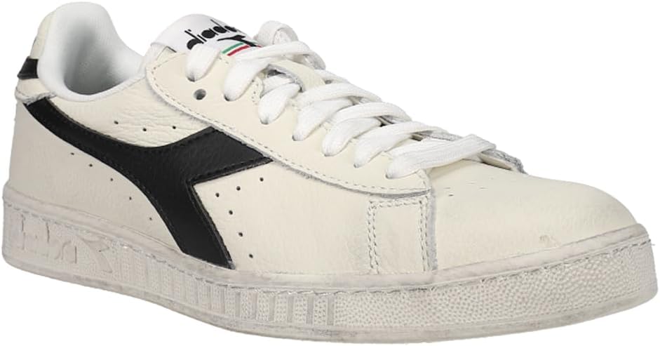 Мужские кроссовки Diadora Game L Low Waxed Court, белый/черный — фото 2