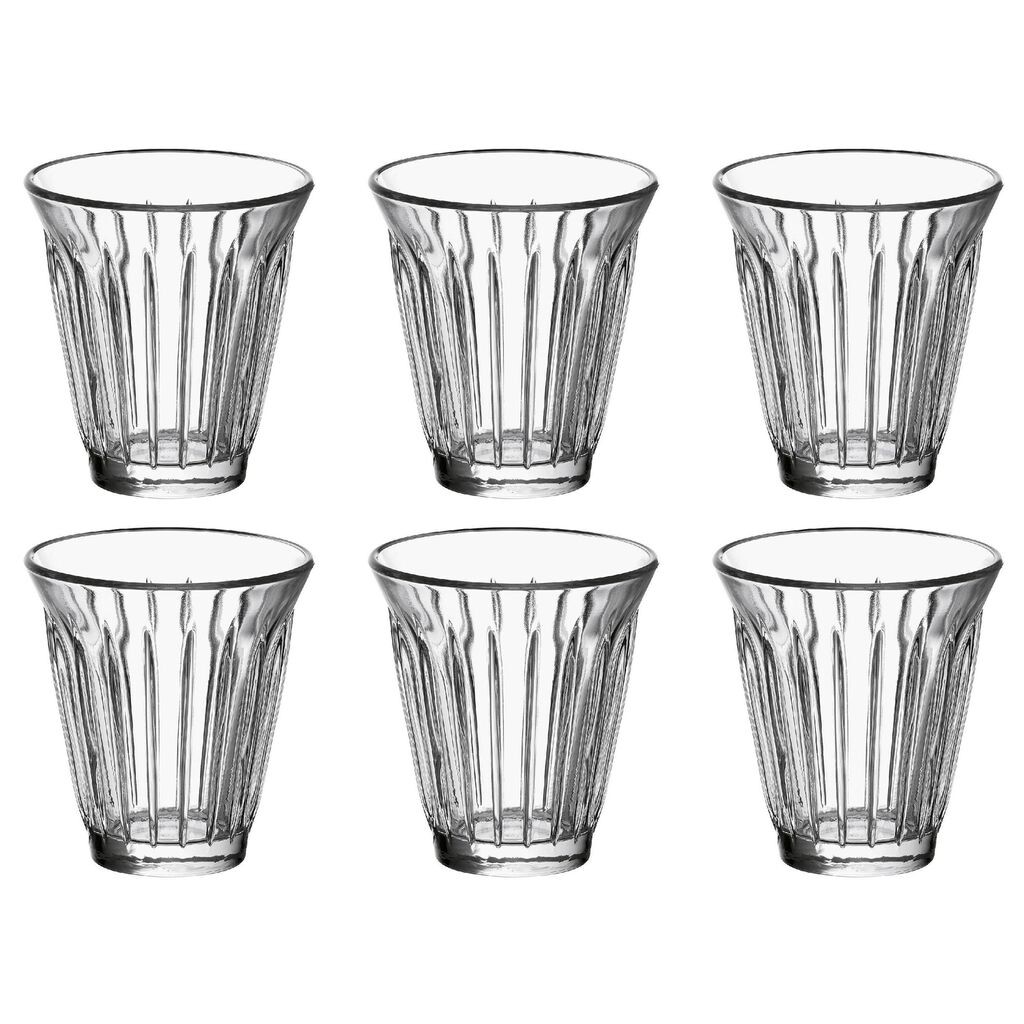 

Кофейные кружки La Rochère Zinc 200 мл, прозрачные (6 шт. в упаковке), прозрачный
