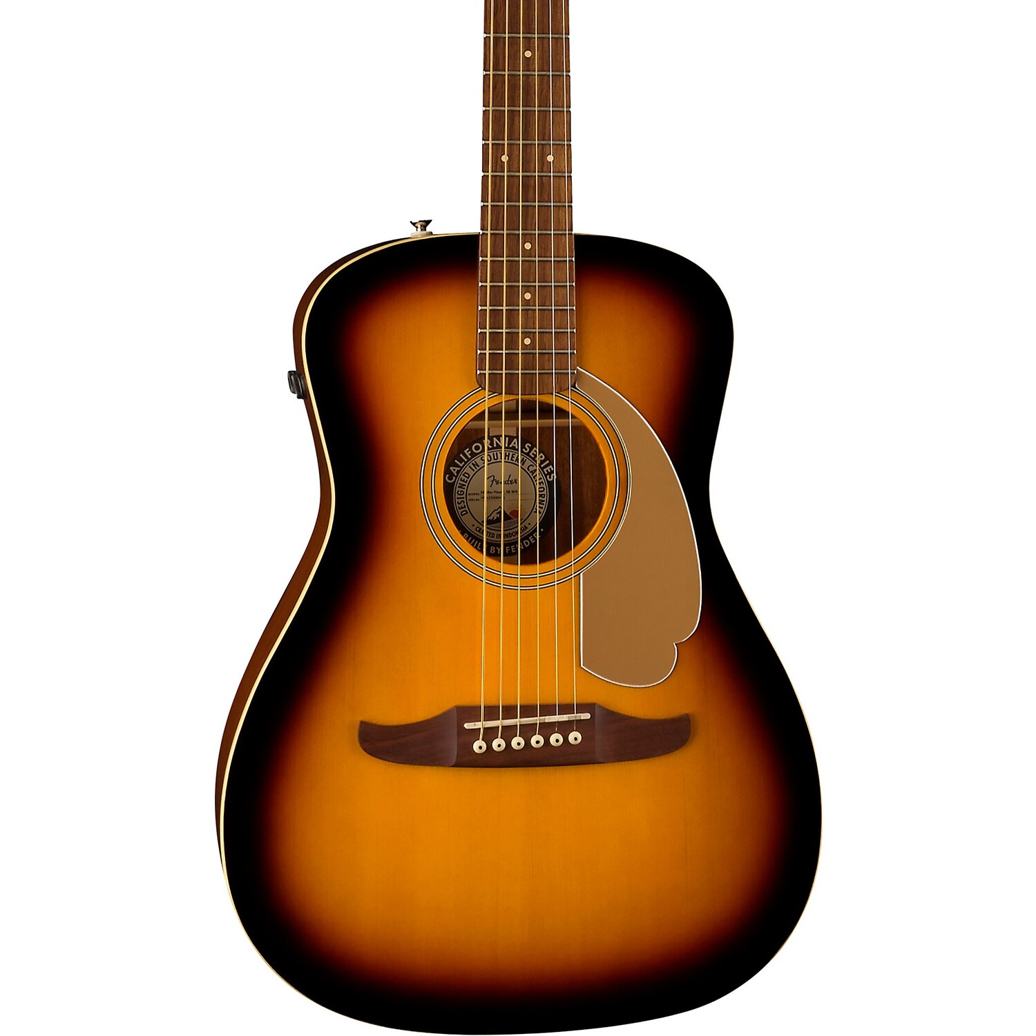 

Акустически-электрическая гитара Fender California Malibu Player Sunburst