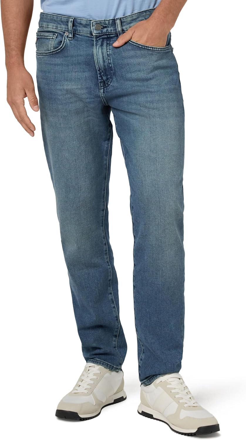 

BOSS Мужские джинсы Re.Maine Regular Fit Tapered, Medium Blue