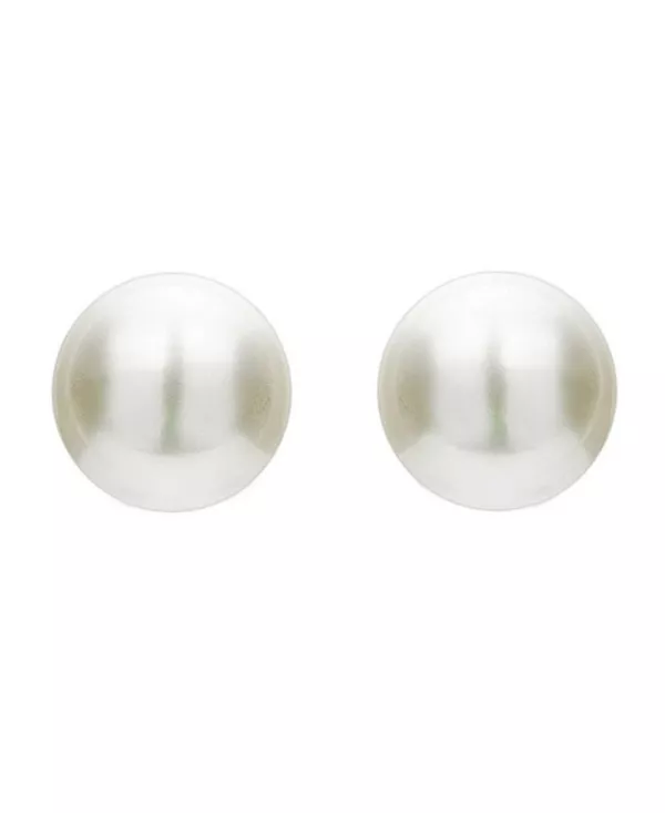 

Серьги-Гвоздики с искусственным жемчугом из стерлингового серебра Genevive, white