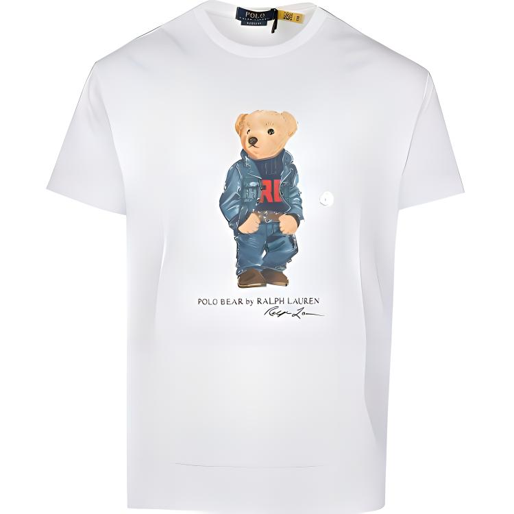 

Футболка с принтом Polo Bear Polo Ralph Lauren, белая
