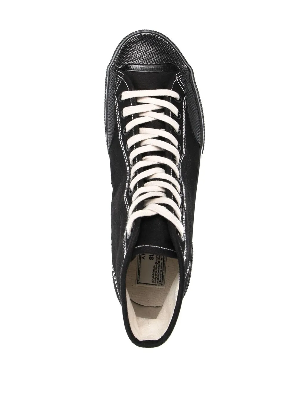 Высокие кеды на шнуровке Superga, черный — фото 4