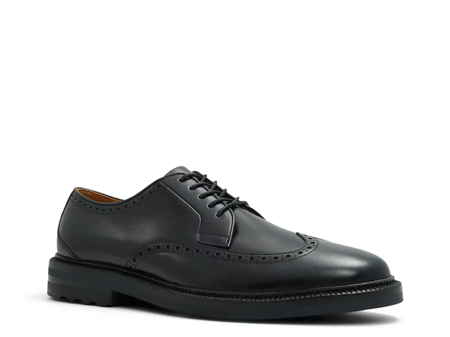 

Оксфорды Ellington Wingtip Brooks Brothers, Black Leather