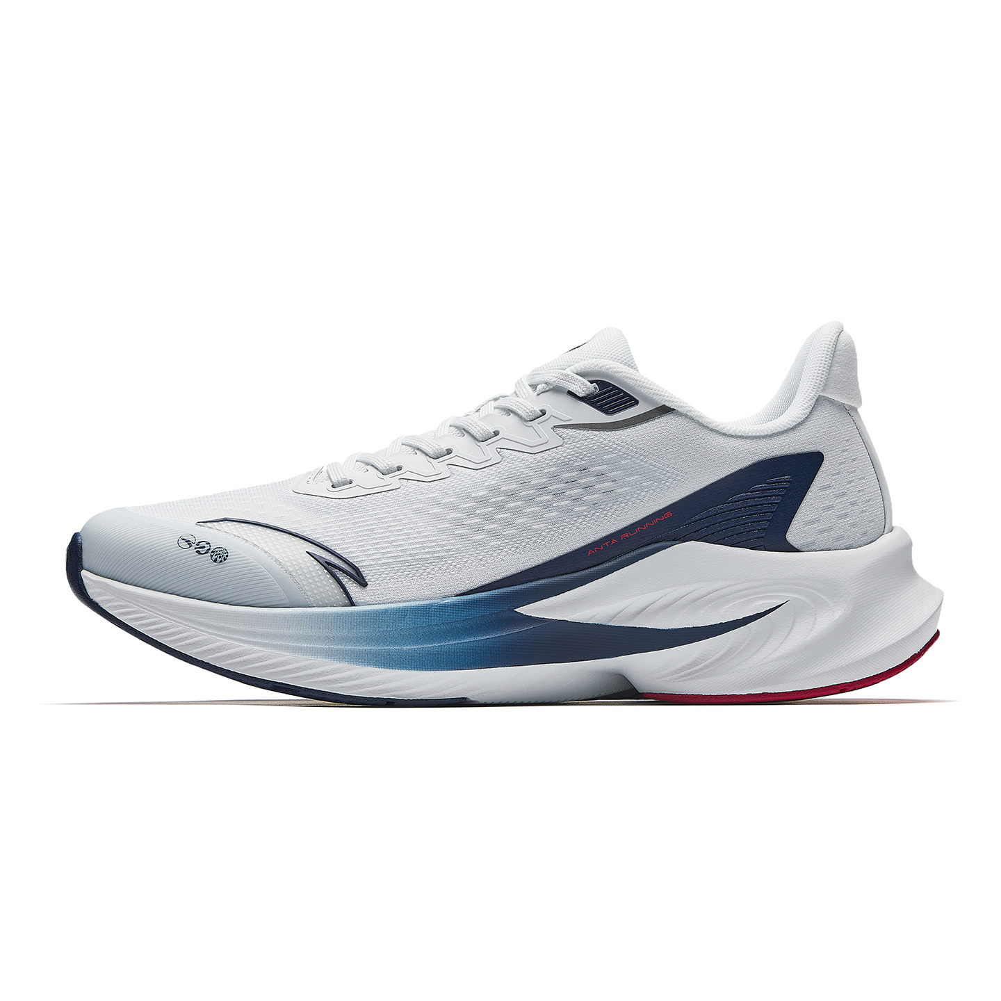 

ANTA Амортизирующие износостойкие низкие кеды для бега мужские Grass White Gray Night Blue - Grass White Gray/Night Blue-1, цвет Grass White Gray/Night Blue-1