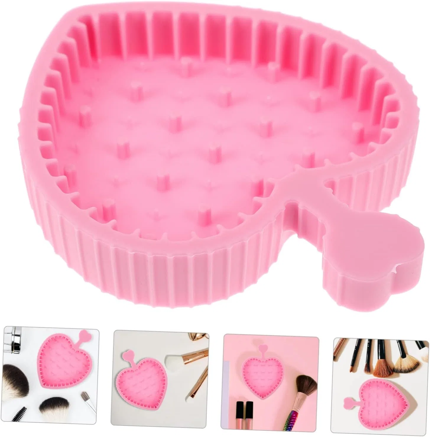 Коврик для очистки кистей Silicone Pink Gogogmee — фото 2