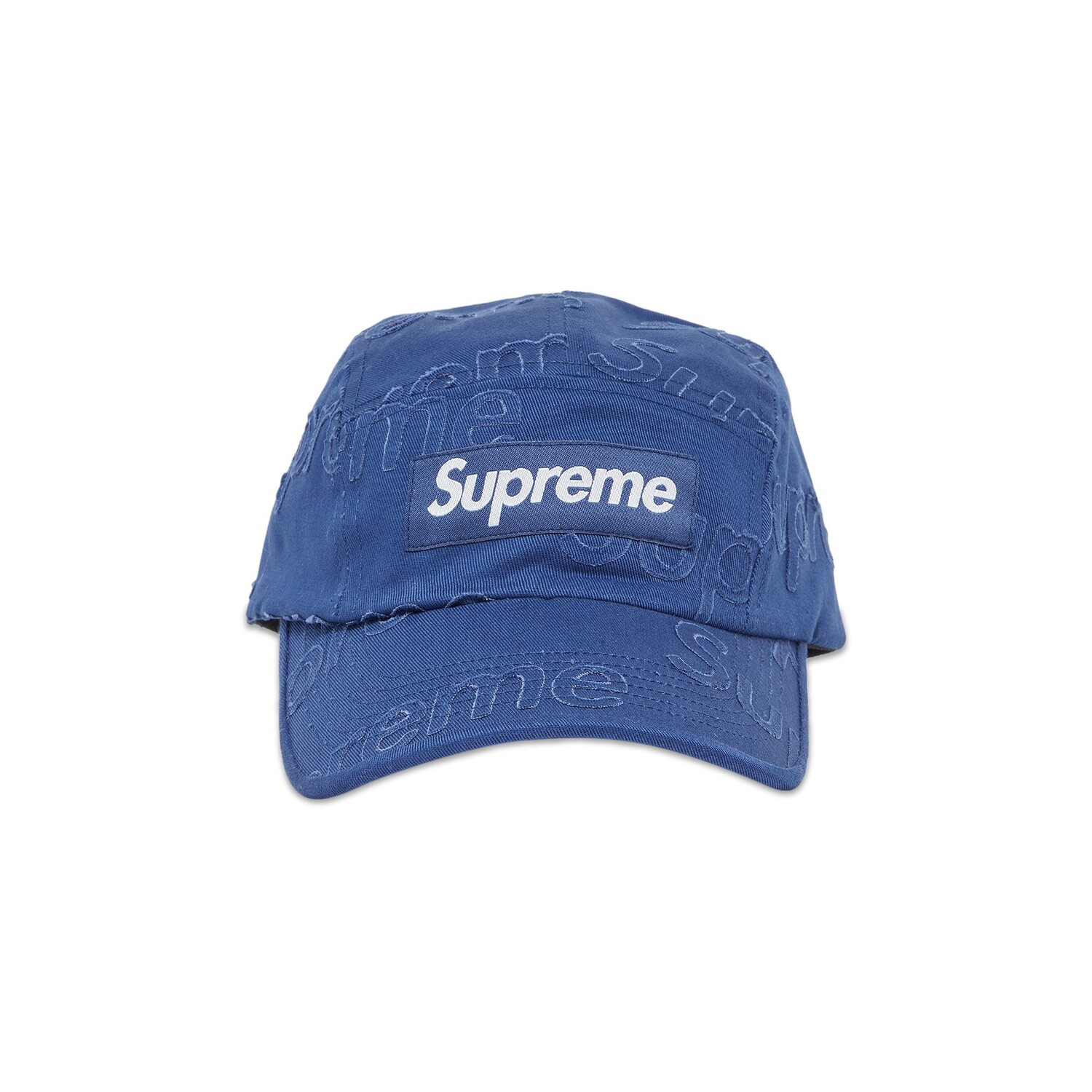 

Твиловая кепка Supreme Lasered, темно-синяя
