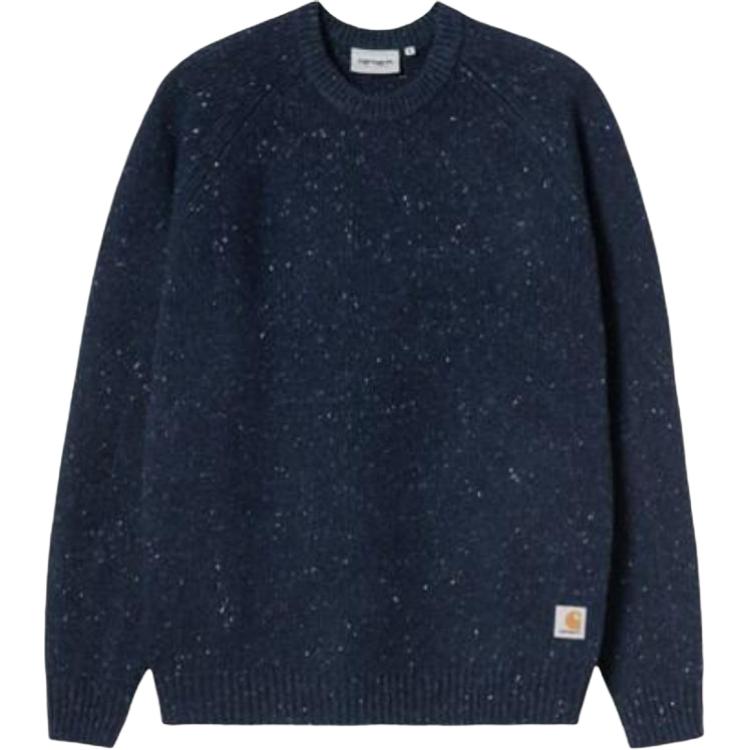 

Свитер с воротником-гольф в крапинку Carhartt WIP, синий