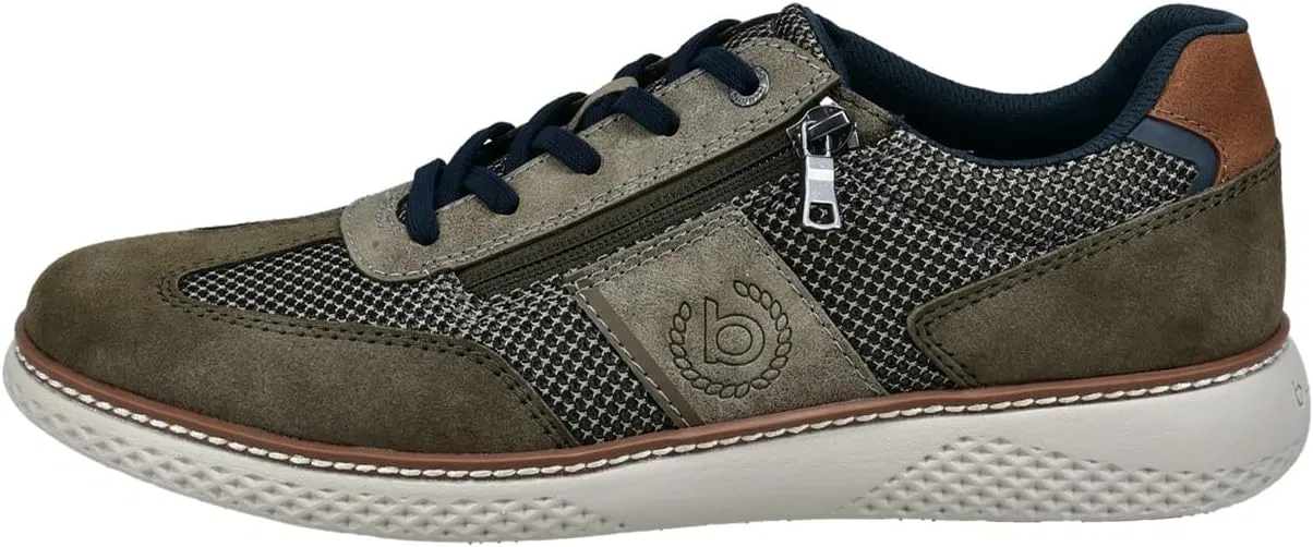 Мужские деловые туфли Bugatti, мужские туфли на шнуровке, Taupe — фото 2