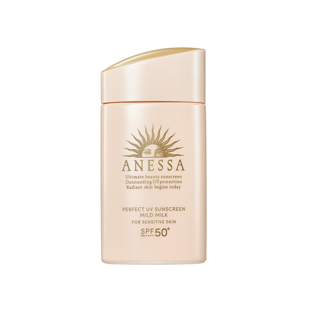 

ANESSA ANRESHA Pink Gold Bottle 2021 Edition крем-солнцезащитный нежный с антиоксидантами для чувствительной кожи SPF50+ PA++++ 60ml