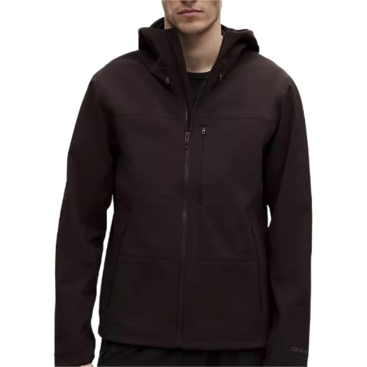 

Куртка мужская с капюшоном Moderate Others Lululemon, sequoia коричневый/squo