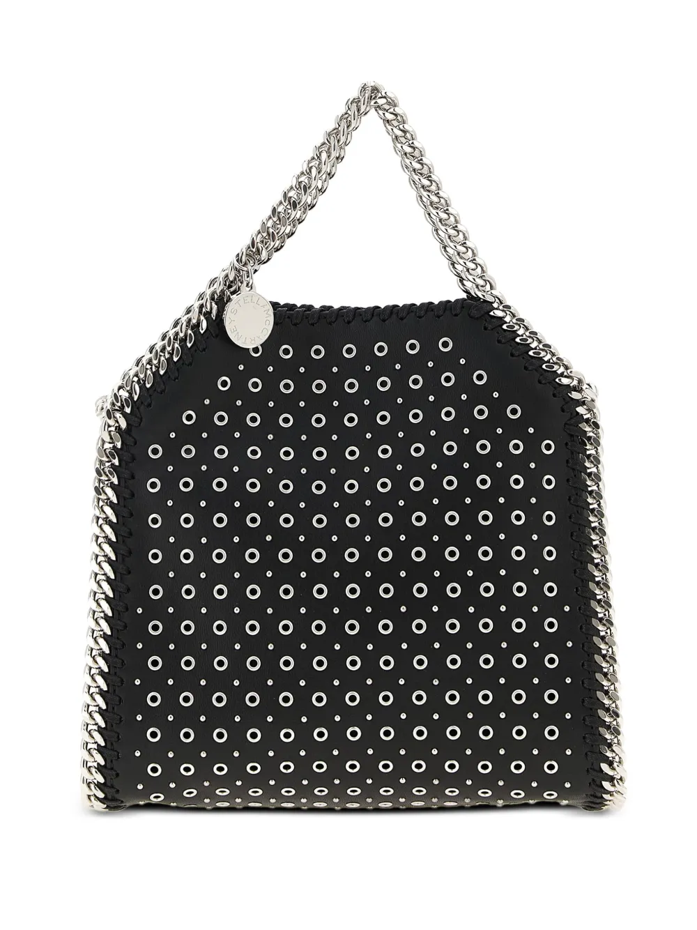 

Маленькая сумка-тоут Falabella с заклепками STELLA MCCARTNEY, черный