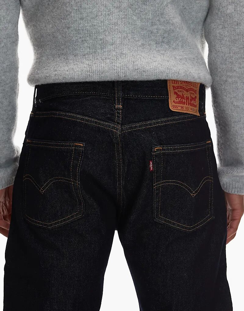 Джинсы Levi's 555 '96 свободного прямого кроя цвета индиго — фото 4