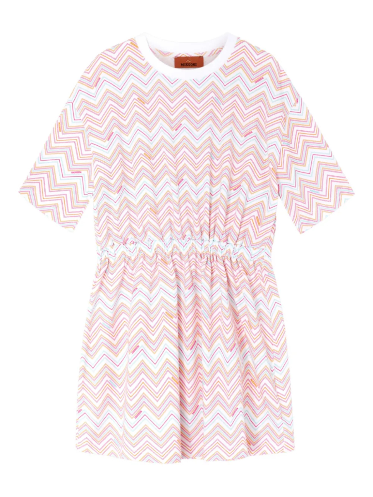 

Missoni платье с узором зигзаг, белый