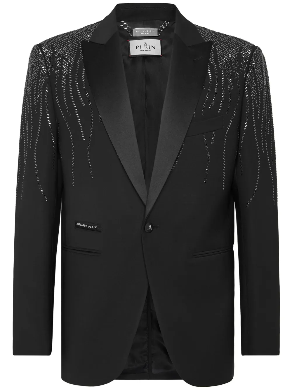 

Пиджак Lord с бисером Philipp Plein, черный