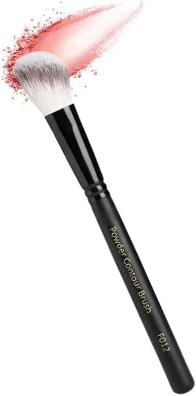 Кисть для контуринга Cuffs N Lashes F012, синтетическая, 1 шт