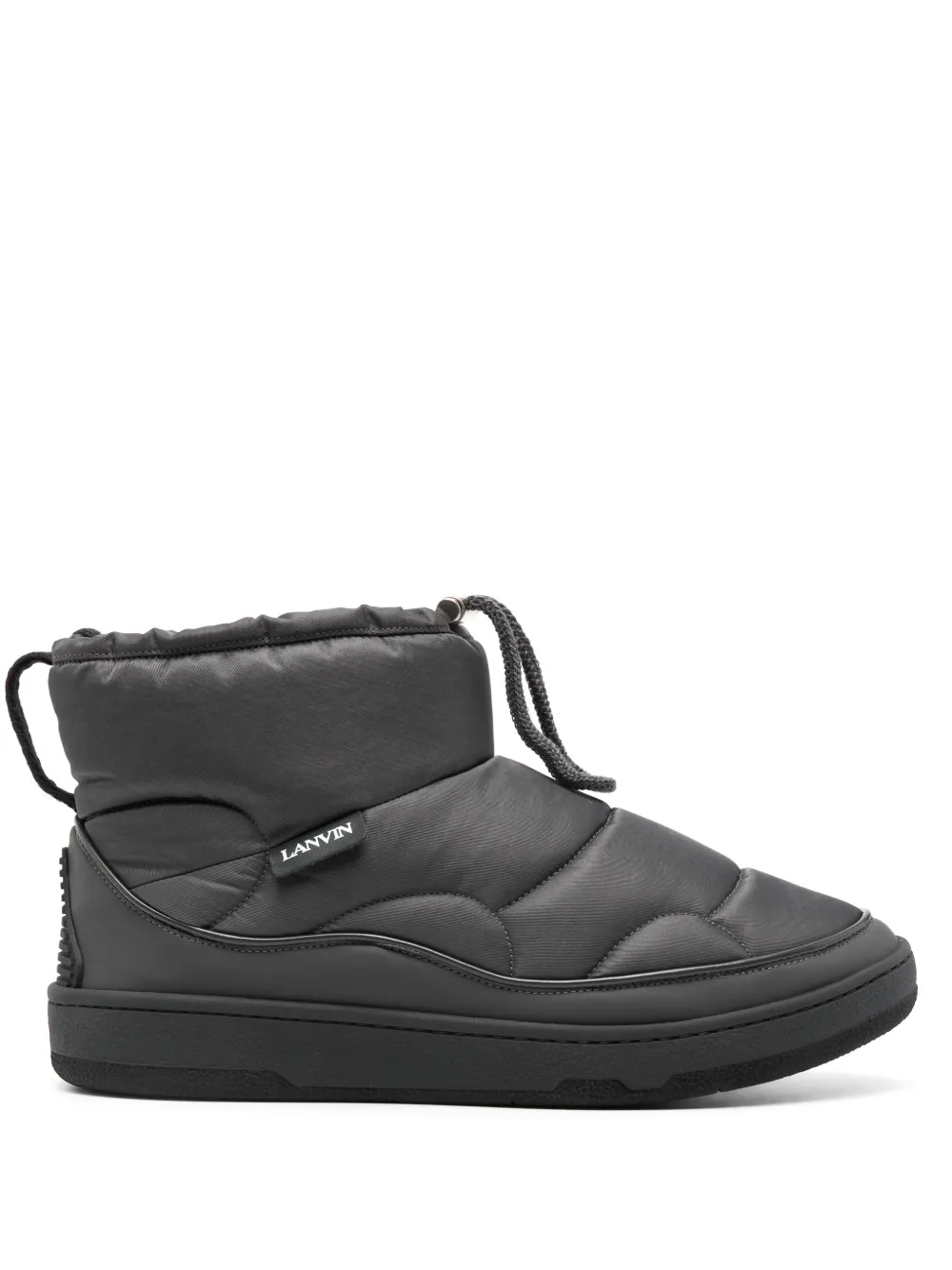 

Дутые ботинки Lanvin, серый