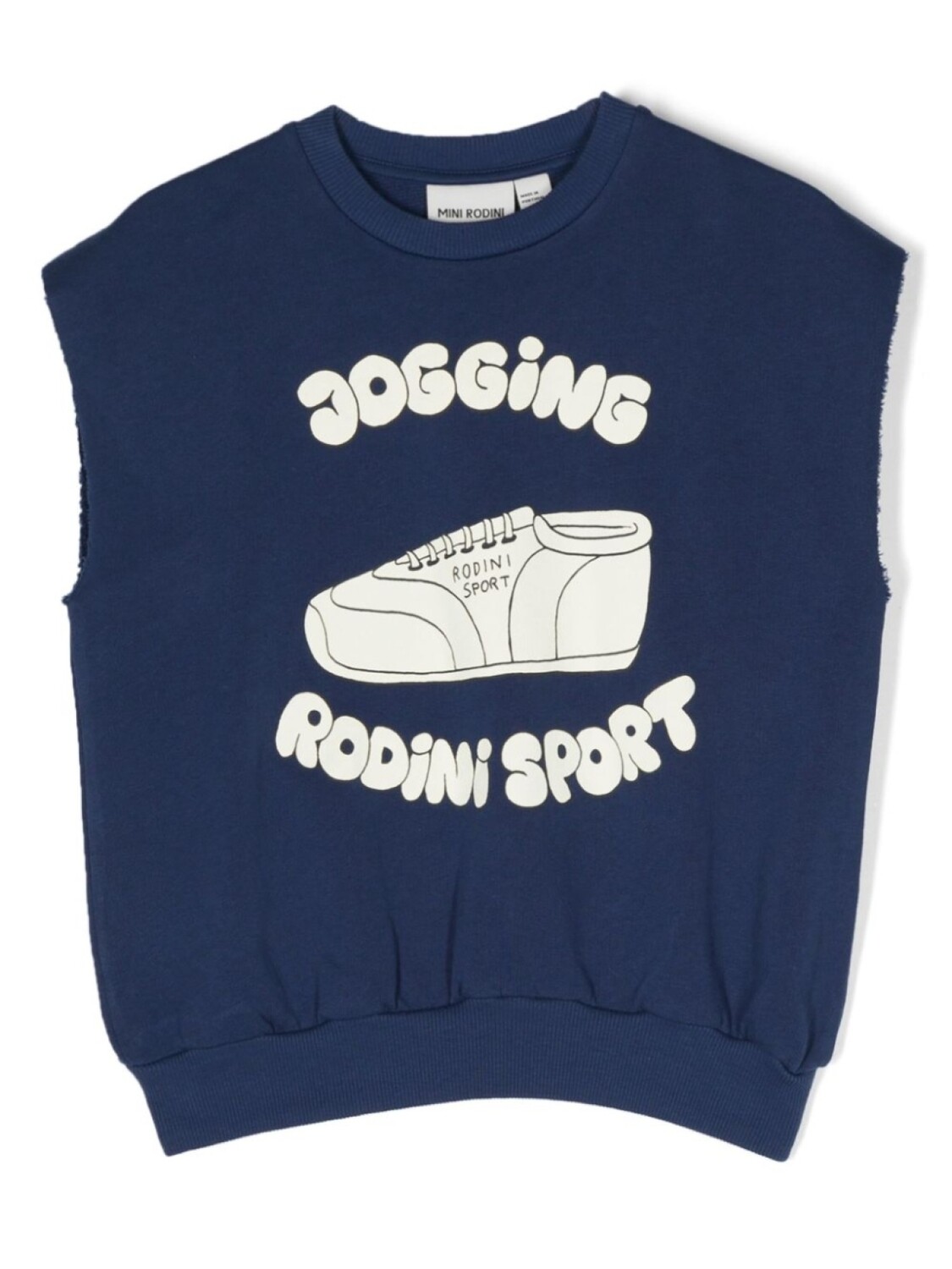 

Mini Rodini футболка с логотипом, синий