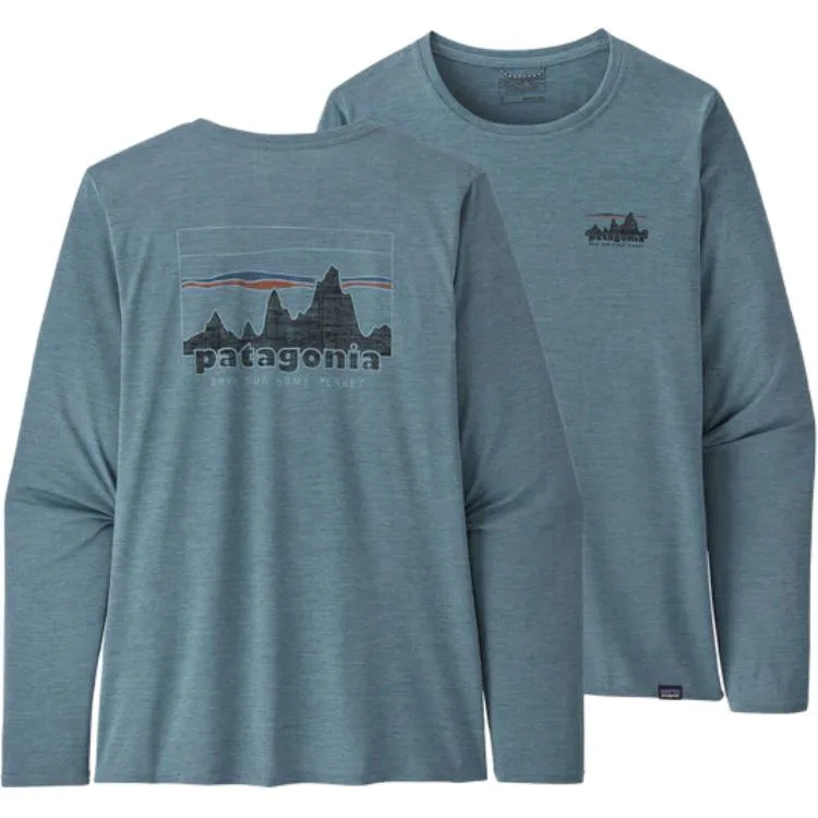 Футболка с рукавом дроп-шоулдер женская Patagonia, Light Plume Gray/SLPX