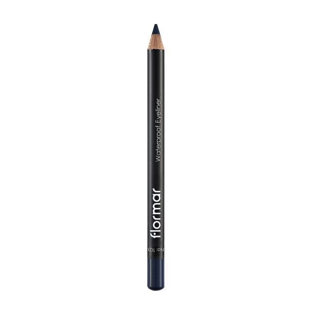

Водостойкая подводка для глаз Flormar, цвет 103 navy blue, 1,14 гр