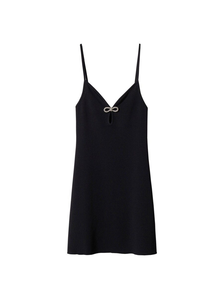 

Вязаное платье MANGO Knitted dress Park, черный