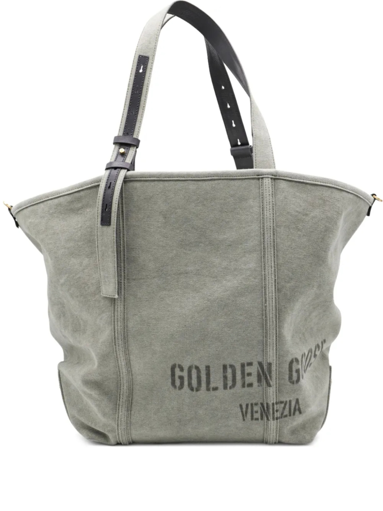 

Сумка-тоут из замши Golden Goose, серый