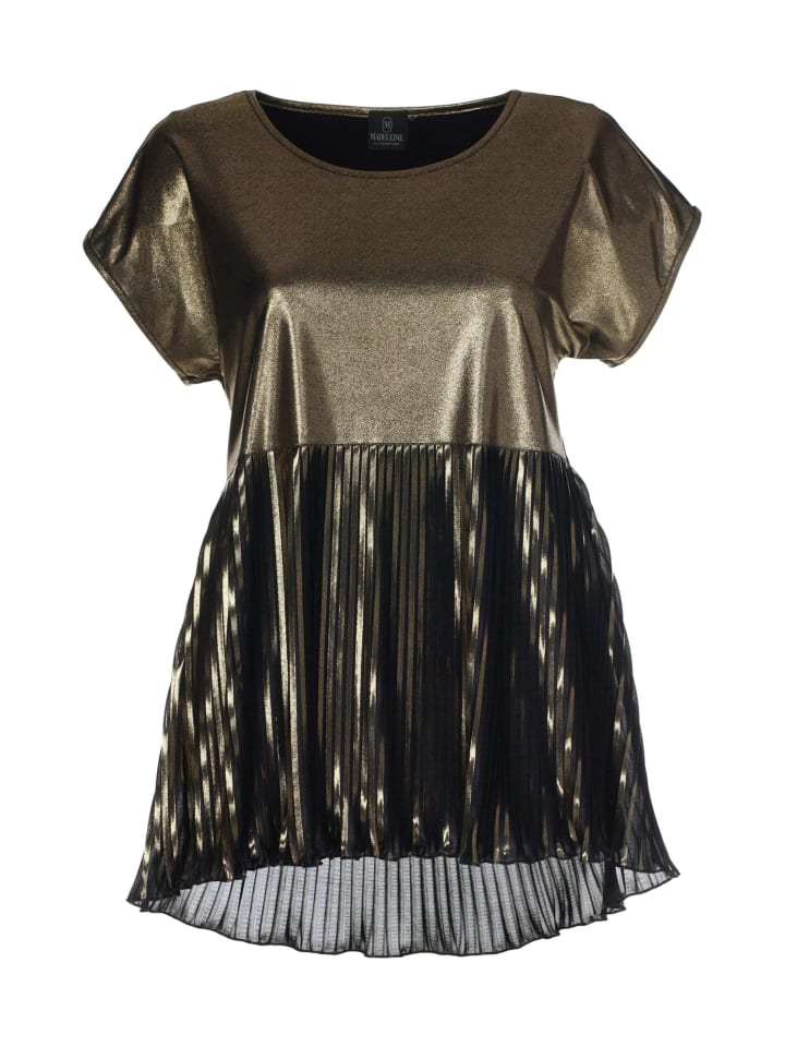 

MADELEINE Благотворительная футболка черно-золотого цвета, Черный, MADELEINE Благотворительная футболка черно-золотого цвета