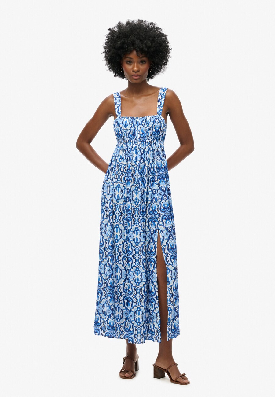 Платье макси Superdry Dress, синий — фото 2