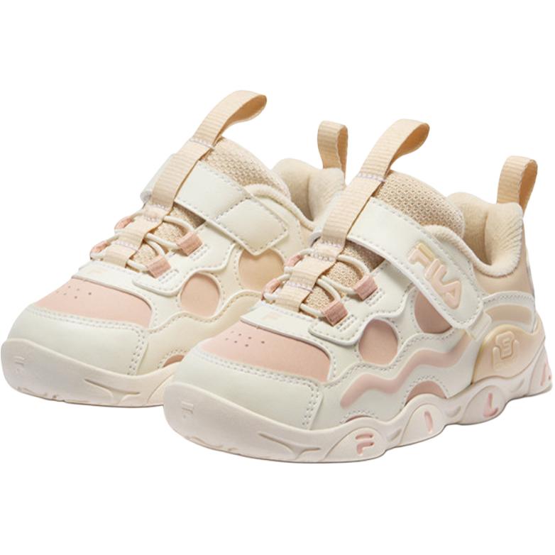 FILA KIDS Slip Resistant Support низкие детские кроссовки Ecru для малышей — фото 3
