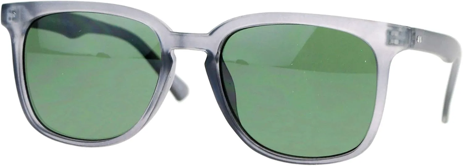 

Винтажные ретро-солнцезащитные очки унисекс с квадратной оправой и вырезом-«замочной скважиной», модные, с защитой от УФ-излучения UV400 PASTL, Grey (Green)