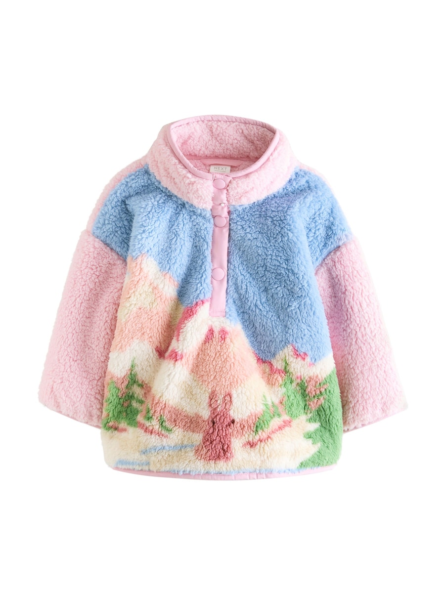 

Флисовая куртка Next, розовый