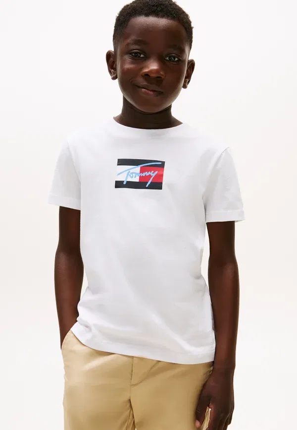 Футболка с принтом Tommy Hilfiger, белый