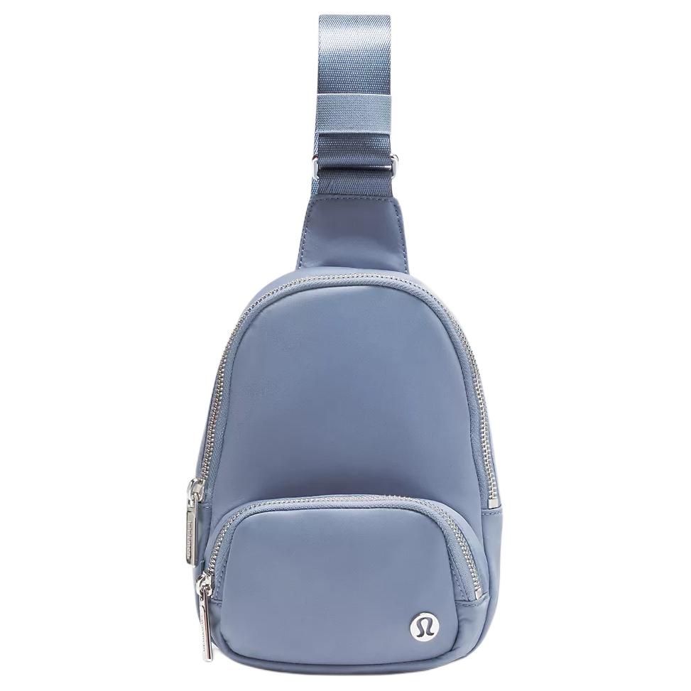 

Lululemon Нейлоновая поясная сумка малая унисекс синяя, Blue