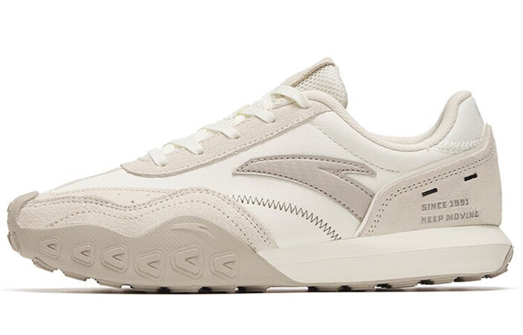 

ANTA HERITAGE Lifestyle Shoes Women's Low-top Ivory White/marl Ash/iron Man Ash