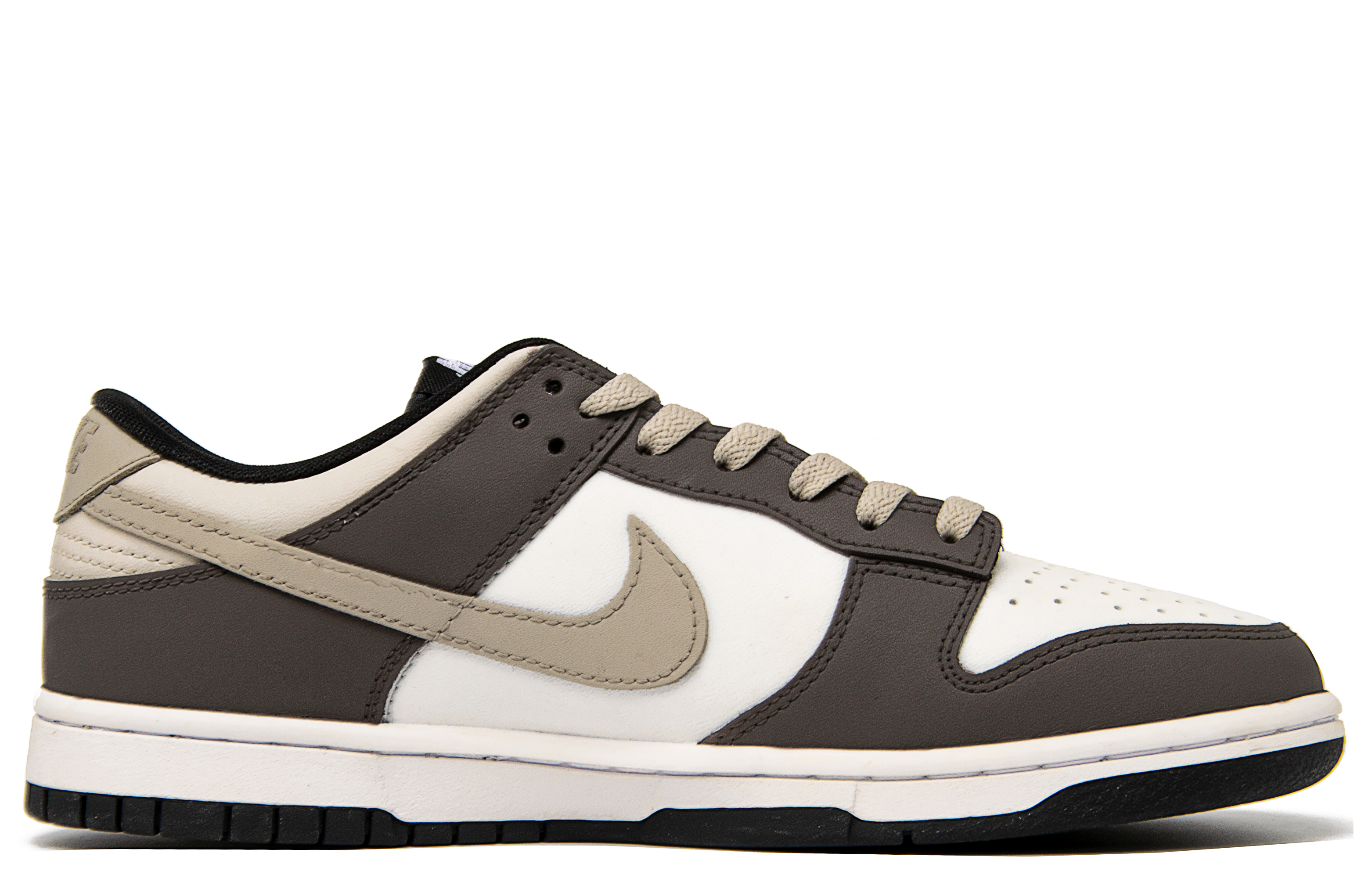 

Кроссовки Nike Dunk Skateboarding Shoes Unisex Low-top Brown/White, цвет Off White