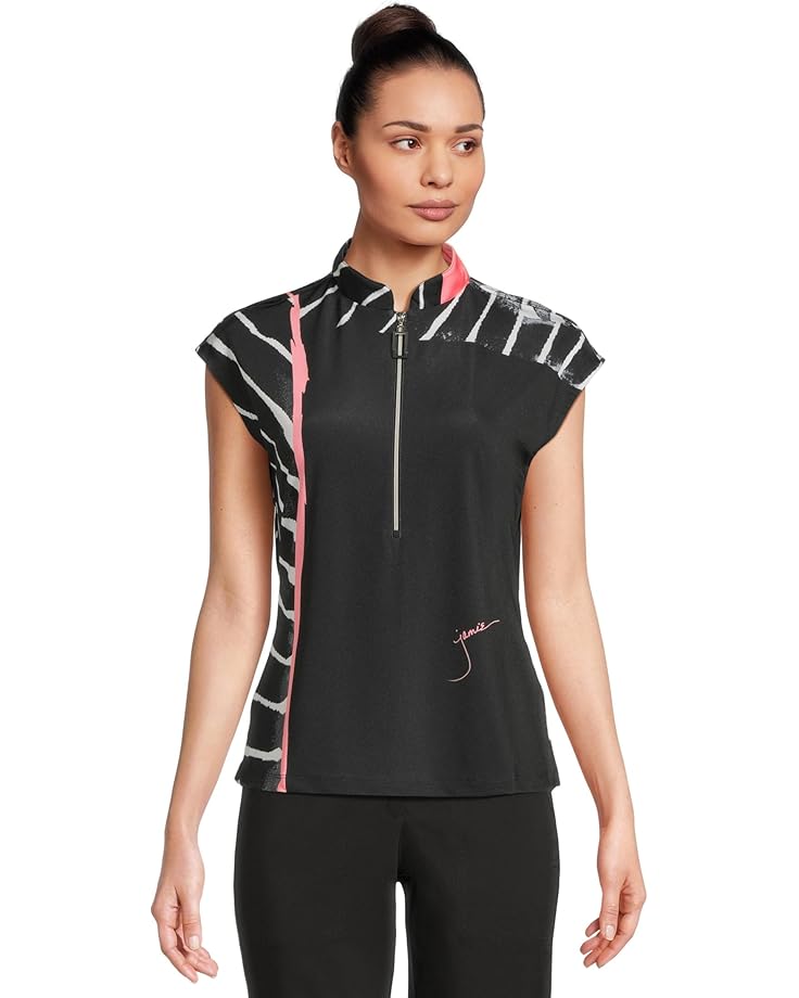 

Топ Jamie Sadock Twist & Turn Print Short, цвет Jet