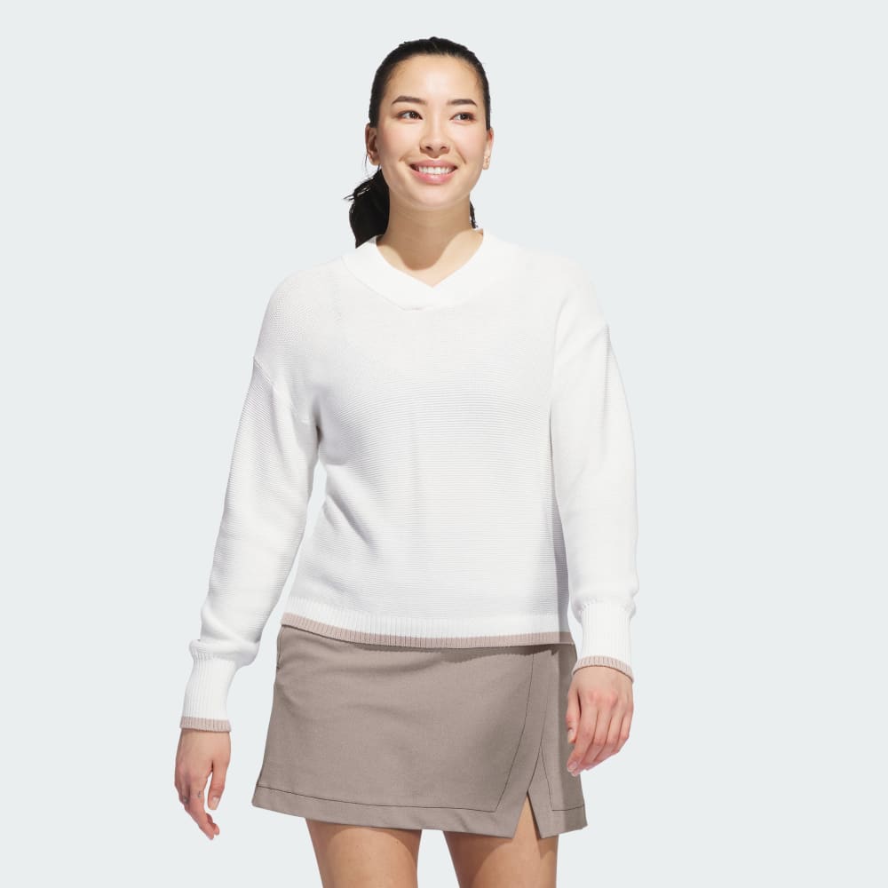 

Толстовка Adidas Ultimate365 Knit Sweater, белый