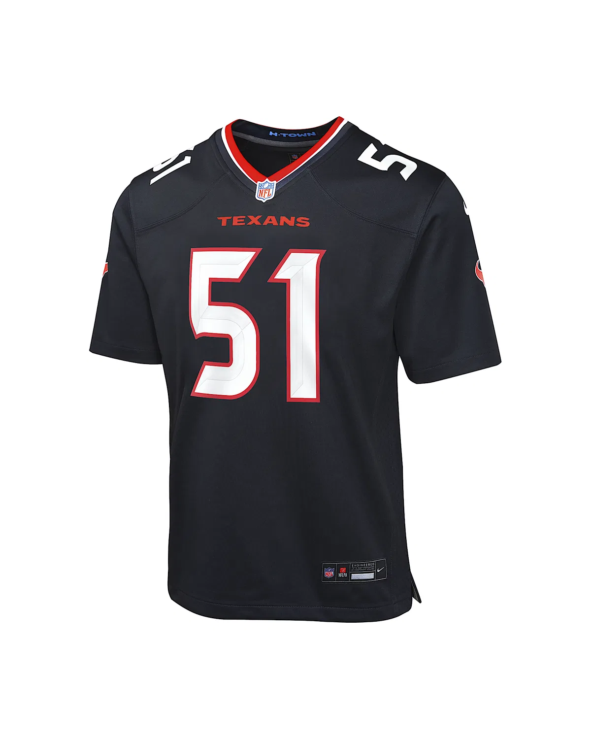 Детская большая футболка Nike NFL Game Jersey Will Anderson Jr. Houston Texans, Navy