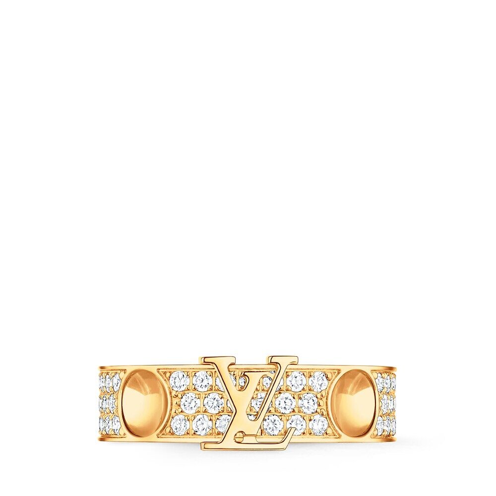 

Кольцо Empreinte, желтое золото и бриллианты Louis Vuitton, золотой