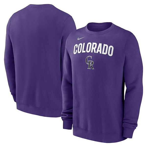

Мужской свитшот Colorado Rockies фиолетовый Nike