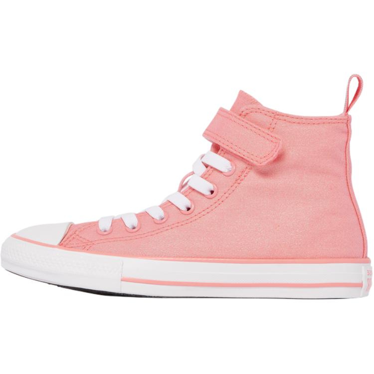 

Converse Chuck Taylor All Star устойчивые к истиранию высокие детские кроссовки из ткани pink white для детей от 3 до 7 лет