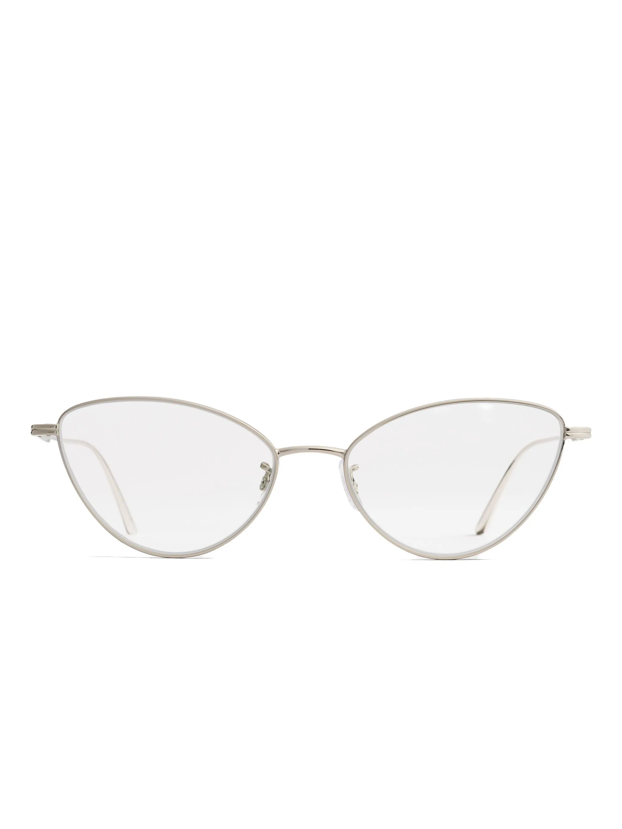 

Очки в оправе кошачий глаз Khaite X Oliver Peoples, серебристый