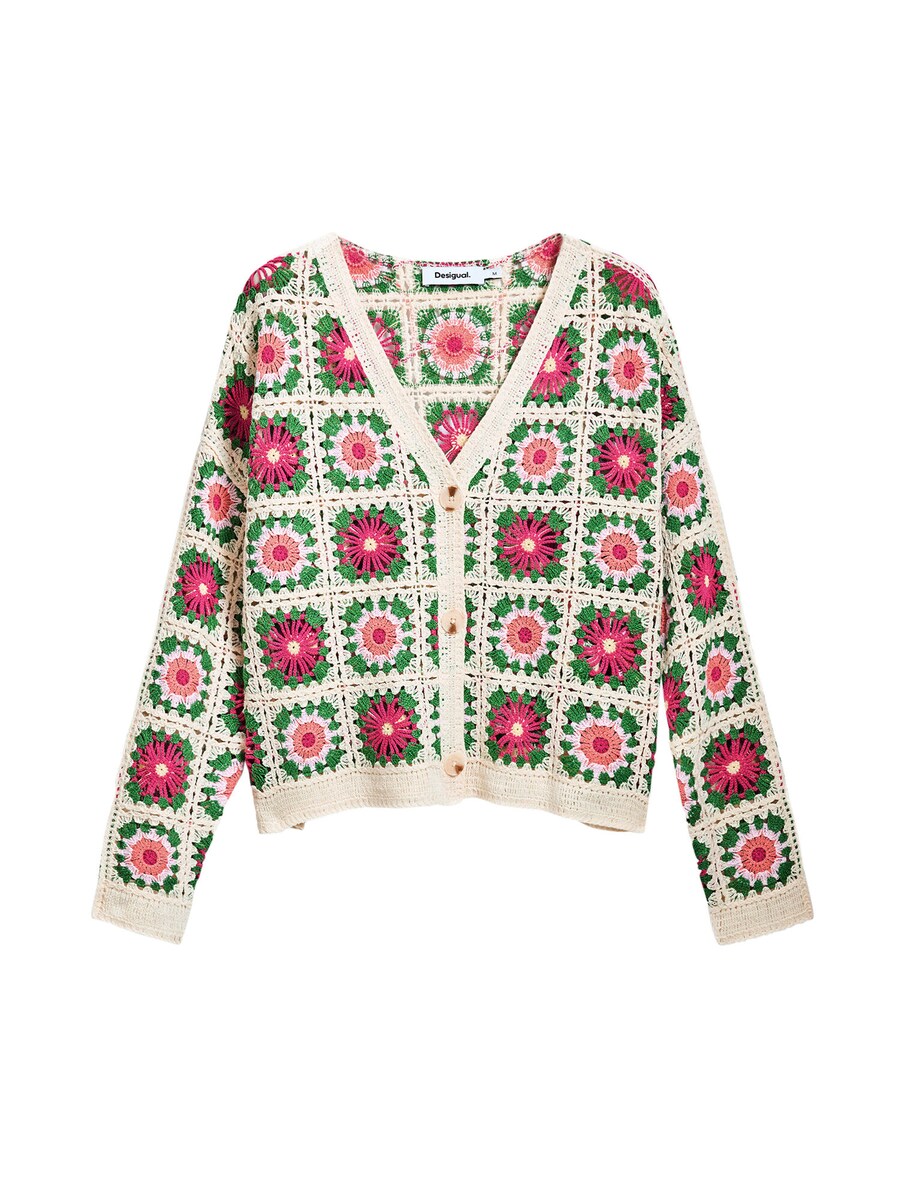 

Вязаный кардиган Desigual, белый