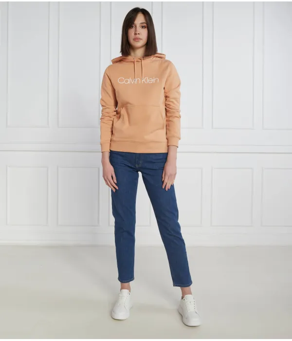 Толстовка с логотипом Core Regular fit Calvin Klein, розовый — фото 2