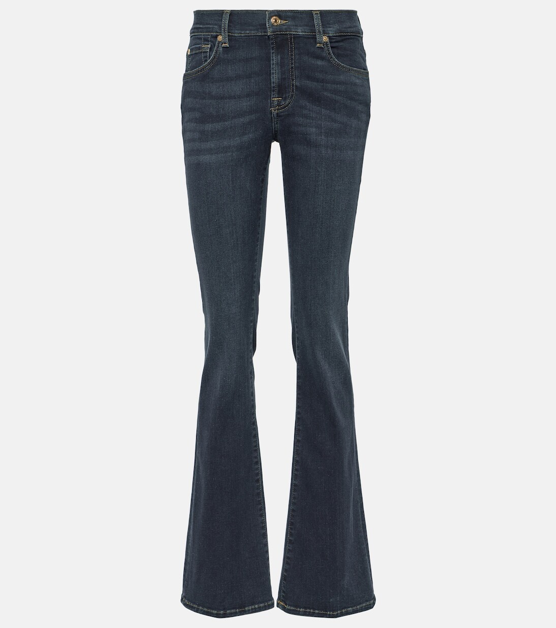 

Джинсы средней посадки 7 For All Mankind, фиолетовый
