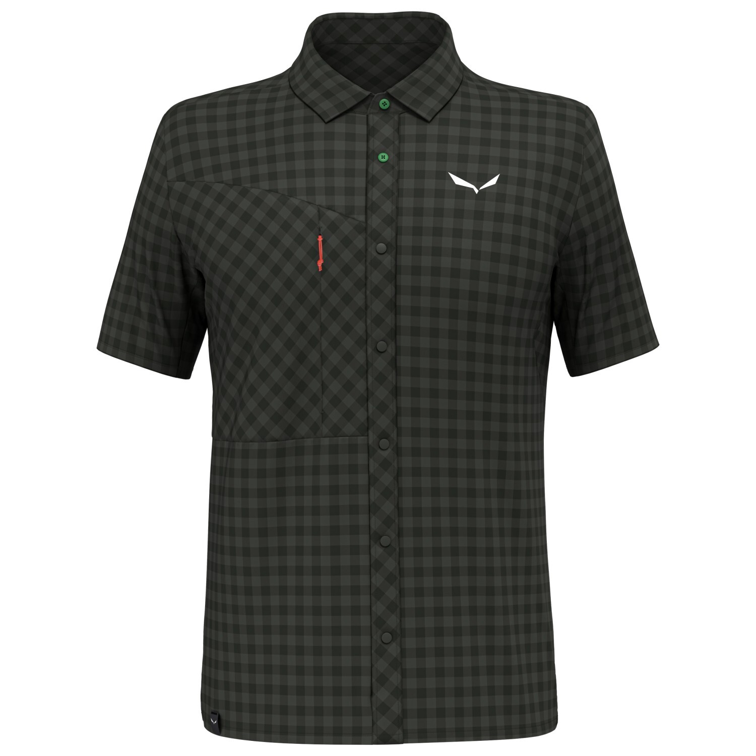 

Рубашка Salewa Puez Dry S/S Shirt, цвет Dark Olive