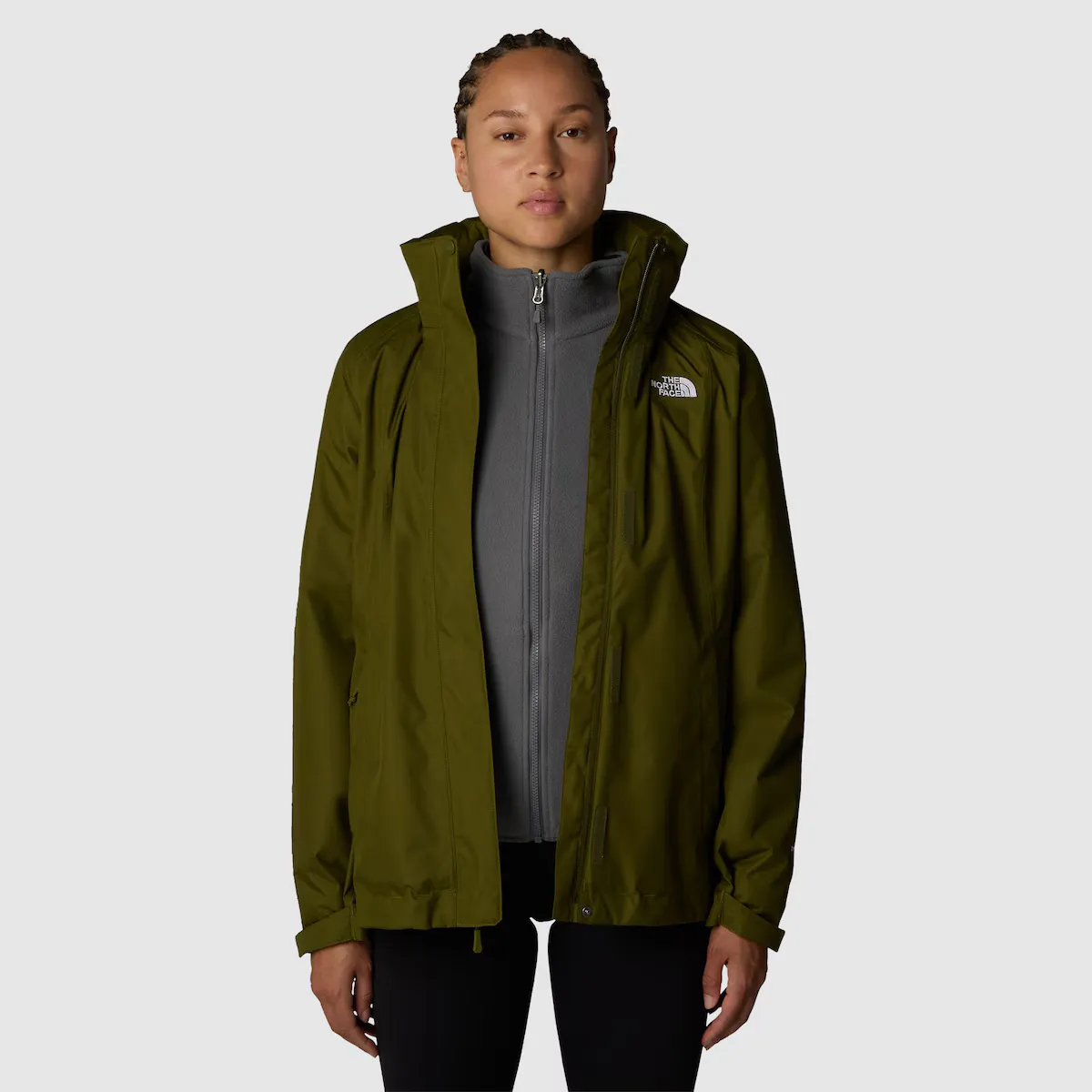 

Куртка North Face Women's Evolve II Triclimate 3-в-1 The North Face, зеленый