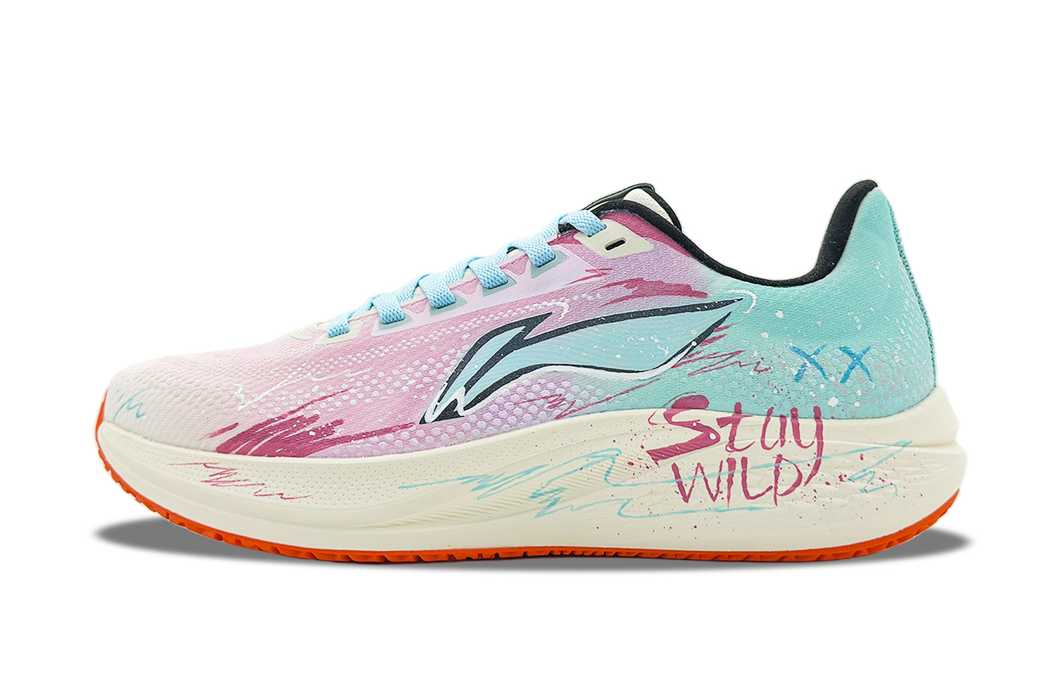 

LINING Red Hare 7 кроссовки для бега мужские низкие pink