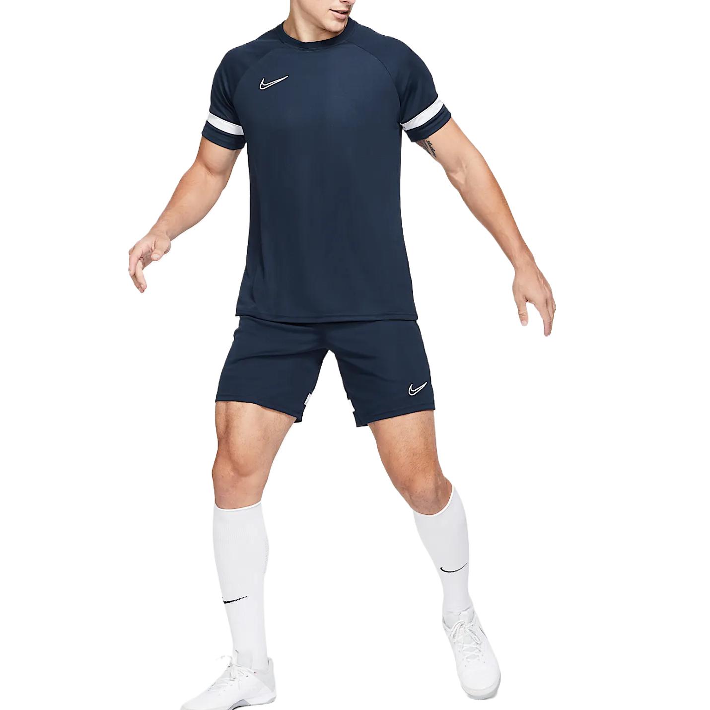 Nike Футболка dri fit academy мужская blue — фото 3
